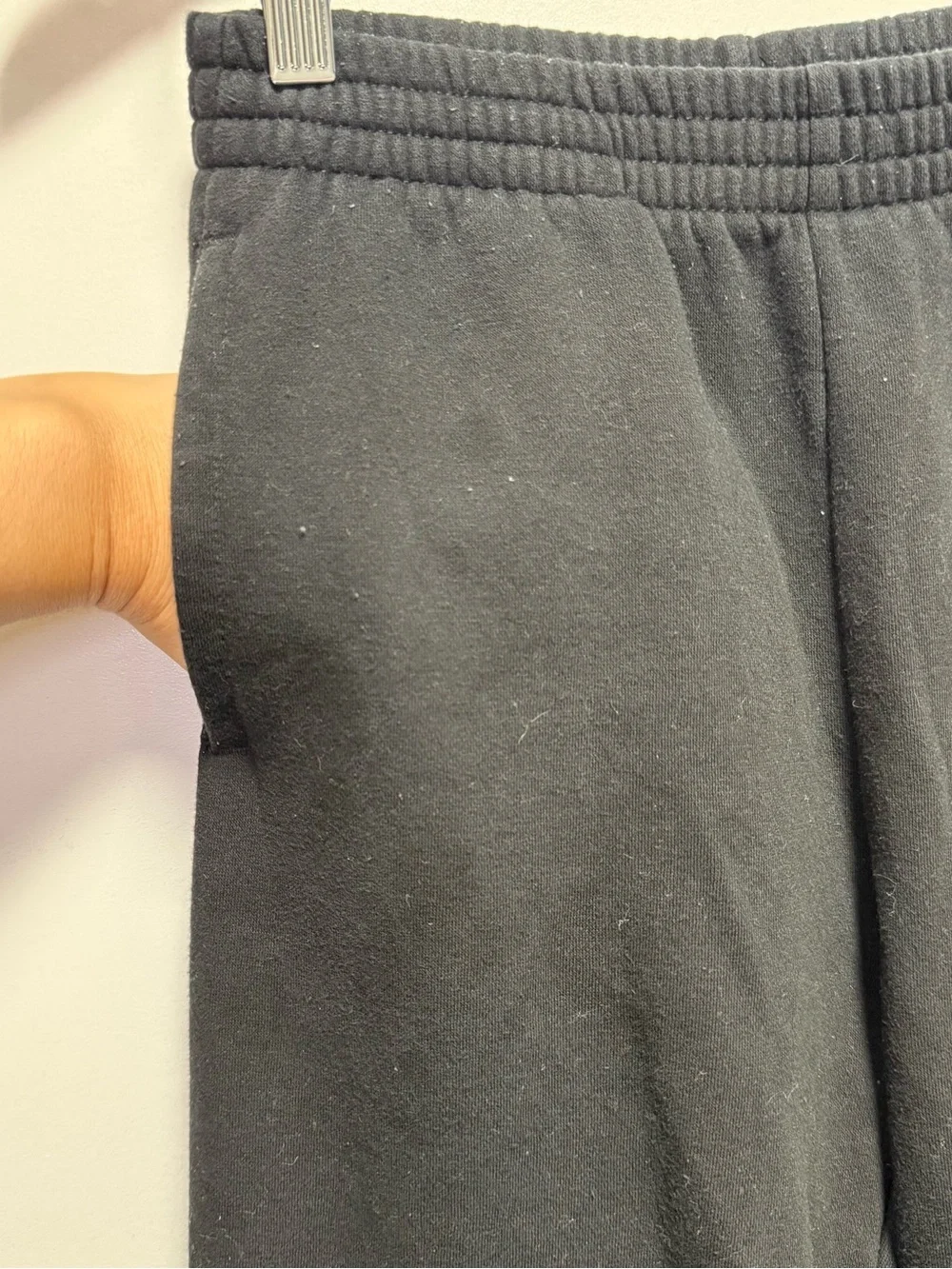 Nike Black Sweatpants with Red and White Logo